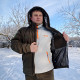 Тактическая куртка Softshell хаки — мембрана 8000/5000, Omni-Heat, демисезон